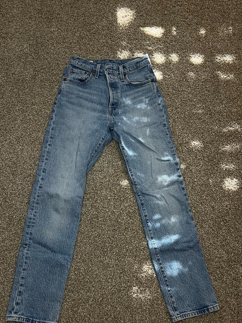 Levi's Classic Straight Blue Jeans - Picture 3 of 5
